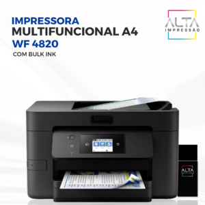 Impressora Epson Multifuncional WorkForce Pro WF-C4820 + Bulk Ink