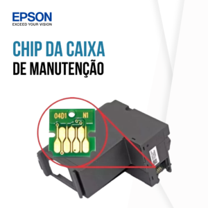 Chip da Caixa de Manutenção Impressora