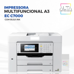 Impressora Ep Multifuncional A3 EC-C7000 + Bulk Ink - Bivolt